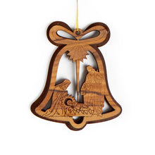Load image into Gallery viewer, Bell Nativity Scene Double Layered Decoration
