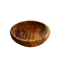Load image into Gallery viewer, Set Of 4 Hand Carved Solid Olive Wood Stacking Bowls
