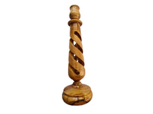 Load image into Gallery viewer, Handmade Olive Wood Large Candle Stick, Candle Holder
