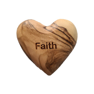 Faith Wooden Heart