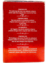 画像をギャラリービューアに読み込む, red gift box side, certificate of authenticity

