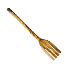 Load image into Gallery viewer, Hand Carved Olive Wood Salad Fork
