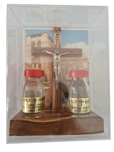 Holy Land Complete Gift Set - Holy Water And Soil With Cross OWY 002