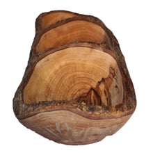 Load image into Gallery viewer, Natural Finish Triple Olive Wood Serving Bowls
